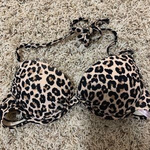 cheetah print bikini top